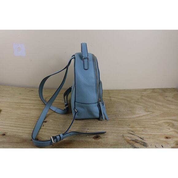 Kate Spade Backpack Blue Pebble Leather Jackson Medium Bag - Picture 4 of 16